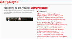 Desktop Screenshot of kinderpsychologen.at